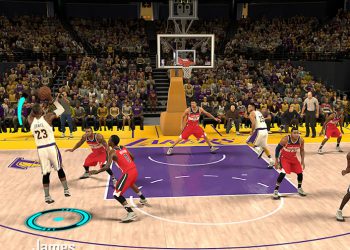 เกมบาสเกตบอล NBA 2K Mobile ที่สาธิตบนเวทีเปิดตัว iPad Pro 2018 พร้อมให้ดาวน์โหลดแล้ว ฟรี!!