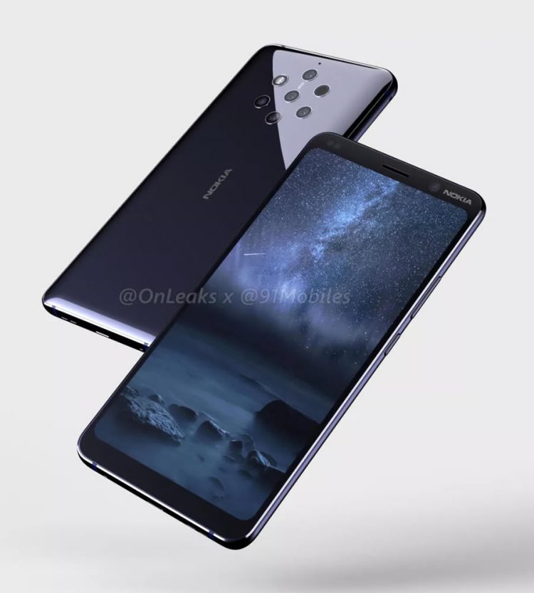 เผยภาพเรนเดอร์ล่าสุดของ Nokia 9 PureView สมาร์ทโฟนที่มีกล้องหลัง 5 ตัว (มีคลิป!!)