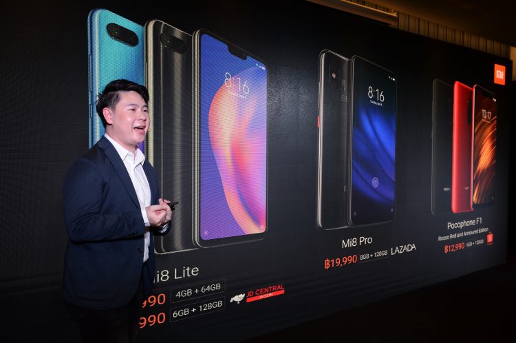 Xiaomi เปิดตัวสมาร์ทโฟน Mi 8 Lite ราคา 9,990 บาทและ Mi 8 Pro ราคา 19,990 บาทในประเทศไทยทางการ