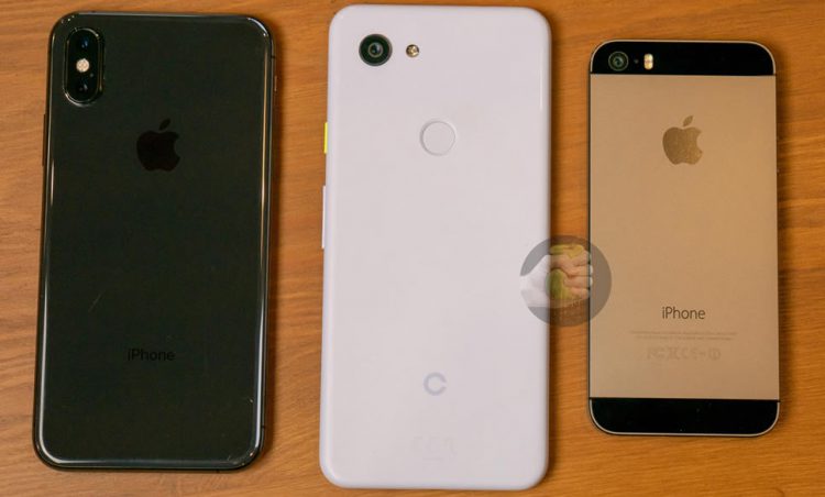 ภาพหลุด Pixel 3 Lite พร้อมเปรียบเทียบกับ iPhone XS, iPhone XR, Pixel 3 XL, Nokia 3310