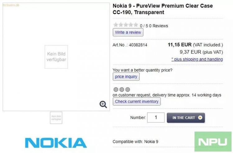 Nokia 9 PureView และ Nokia 8.1 อาจได้รับการเปิดตัวในเร็วๆ นี้ หลังจากพบเคสทั้ง 2 รุ่น โผล่บนร้านค้าออนไลน์