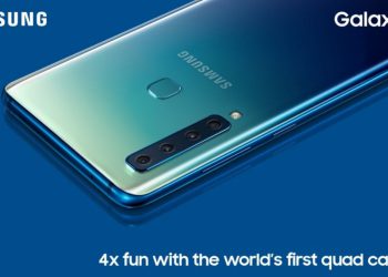 Samsung Galaxy A9 สมาร์ทโฟนเทคโนโลยีกล้องหลัง 4 ตัวครั้งแรกของโลก วางจำหน่ายในไทยแล้วราคา 19,990 บาท