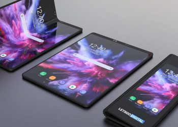 ภาพเรนเดอร์ Samsung Galaxy F สมาร์ทโฟนพับได้ ที่คาดว่าจะพร้อมทำตลาดในปี 2019