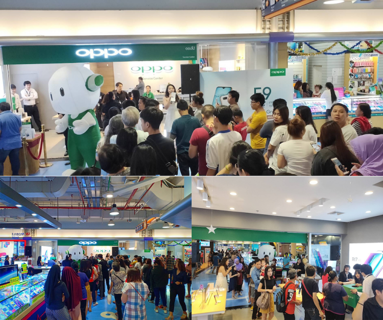 กระแสแรงเกินคาด บรรยากาศวัน First sale สุดคึกคัก ของ OPPO F9 Jade Green Limited Edition