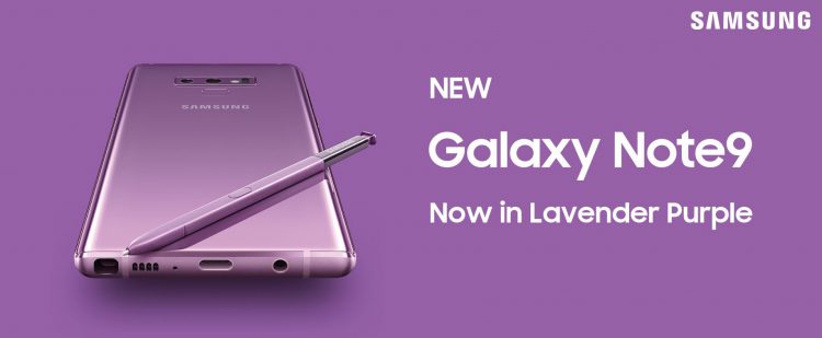 ครั้งแรกของไทย! เปิดตัว Samsung Galaxy Note 9 สีใหม่ล่าสุด Lavender Purple สุดพรีเมียม วางจำหน่ายแล้ววันนี้