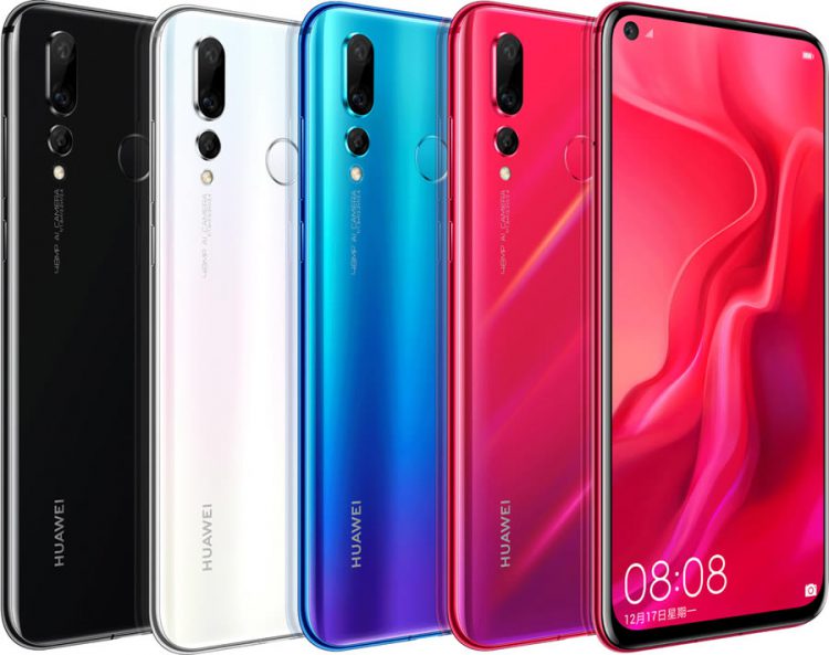เปิดตัวแล้ว!! Huawei Nova 4 ฝังกล้องเซลฟี่บนจอแสดงผล กล้องหลัง 48 ล้านพิกเซล