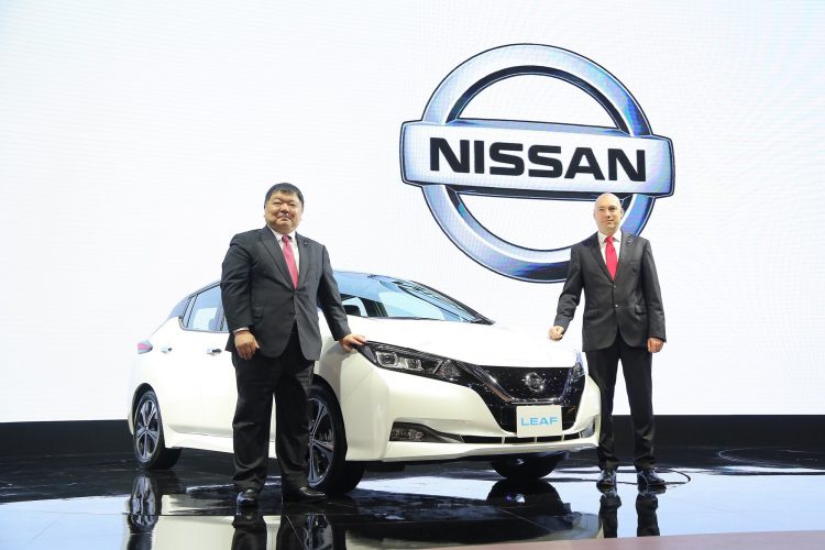 Nissan Leaf รถยนต์พลังงานไฟฟ้าที่ขายดีที่สุดในโลก เคาะราคาในไทย 1,990,000 บาท