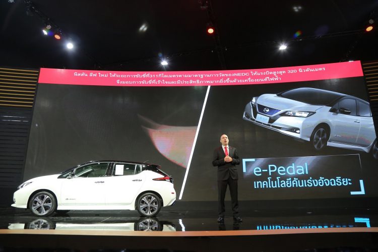 Nissan Leaf รถยนต์พลังงานไฟฟ้าที่ขายดีที่สุดในโลก เคาะราคาในไทย 1,990,000 บาท