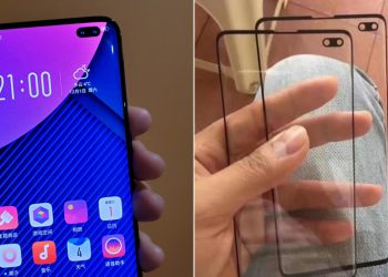 ภาพหลุด Screen Protector ของ Samsung Galaxy S10+ ยืนยันฝังกล้องคู่เซลฟี่ลงบนจอแสดงผล