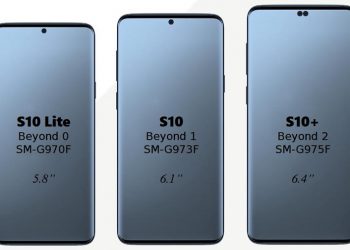 Samsung Galaxy S10 จะมีด้วยกัน 3 รุ่น มากับจอ Infinity-O แต่รุ่นบนสุดจะถูกเจาะ 2 รู