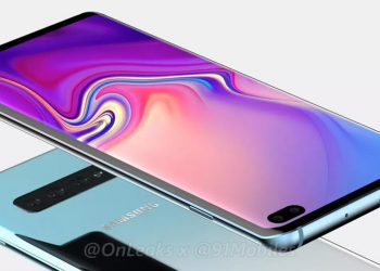 ชมภาพเรนเดอร์ Samsung Galaxy S10 Plus ฝังกล้องคู่เซลฟี่ไว้บนจอแสดงผล มาพร้อมกล้องหลัง 3 ตัว (มีคลิป!!)