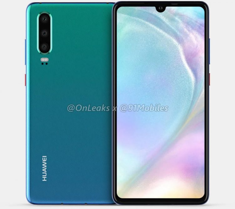 Huawei P30 ถูกปล่อยภาพเรนเดอร์ออกมาแล้ว เผยให้เห็นการออกแบบครบทุกมุม 360 องศา