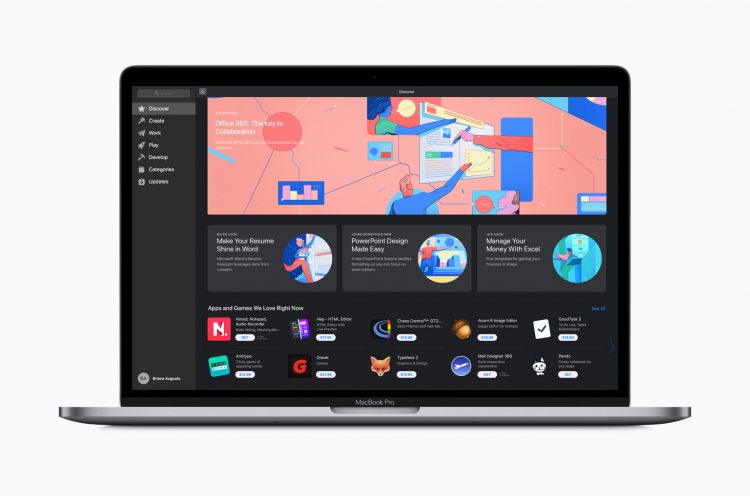 Office 365 พร้อมให้ดาวน์โหลดจาก Mac App Store เป็นครั้งแรก รองรับการใช้งานกล้อง iPhone,Touch Bar และ Dark Mode