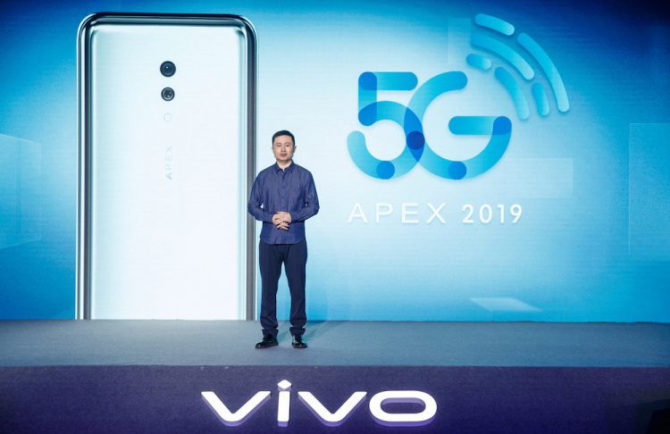 มารู้จักกับ Vivo APEX 2019 ต้นแบบสมาร์ทโฟน 5G แห่งอนาคต สแกนลายนิ้วมือแบบเต็มหน้าจอ  ไม่มีรอยต่อ หรือปุ่มกด