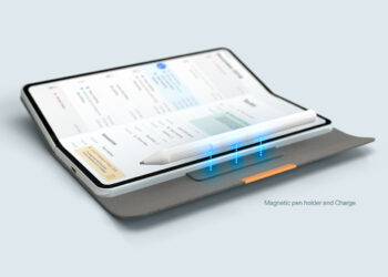 ชอบมั้ย!! คอนเซ็ปต์ iPad พับได้ พกพาสะดวก พร้อมที่เก็บ Apple Pencil ในตัว
