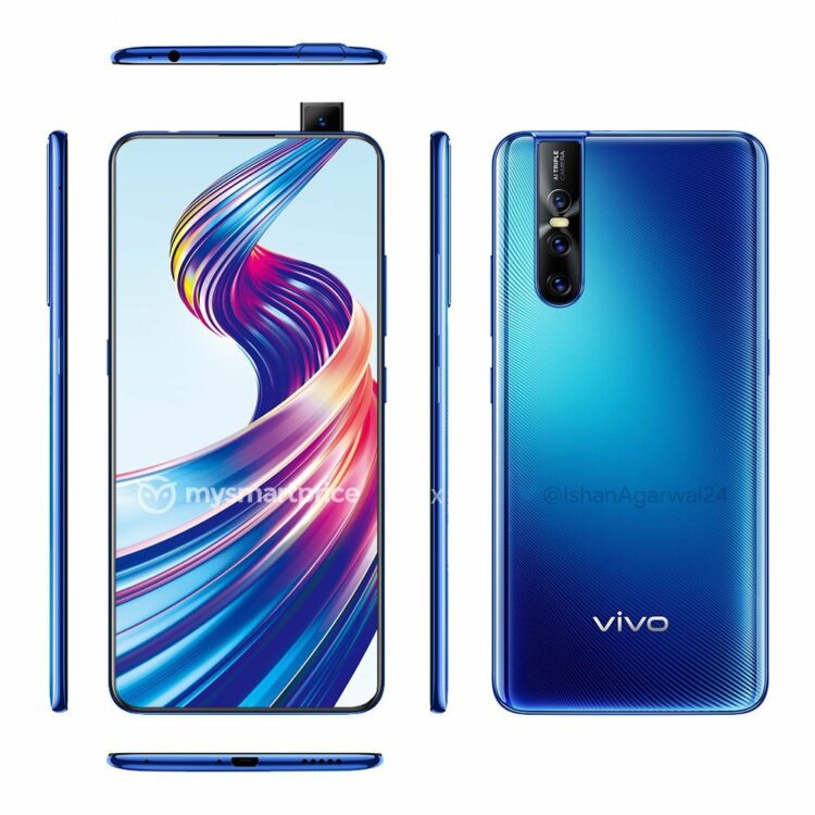 Vivo V15 Pro ถูกปล่อยภาพเรนเดอร์ทางการออกมาแล้ว ก่อนเปิดตัว 20 กุมภาพันธ์นี้