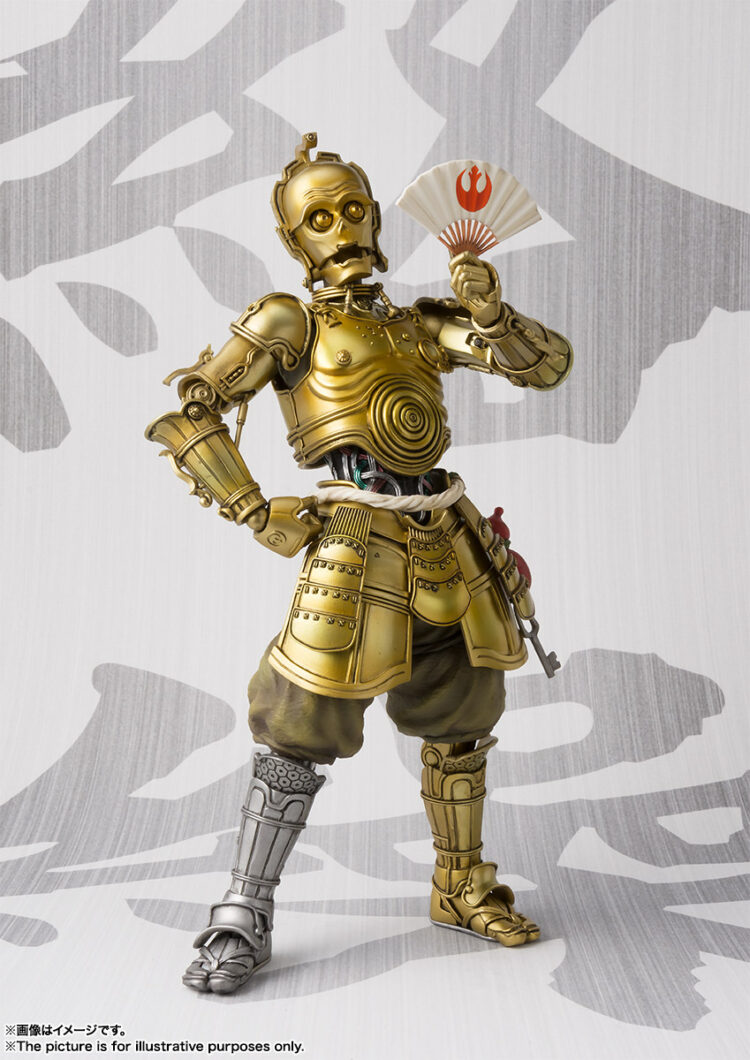 โมเดล C-3PO โฉมใหม่ สวมชุดเกราะเป็นนักรบซามูไร วางขายในญี่ปุ่น ราคาราว 2,720 บาท