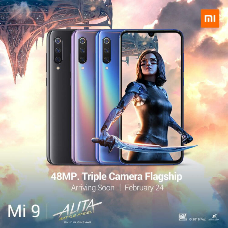 Xiaomi Mi 9 รุ่นแผงหลังโปร่งแสง มีชื่อว่า Alita: Battle Angel เปิดตัว 24 ก.พ.นี้