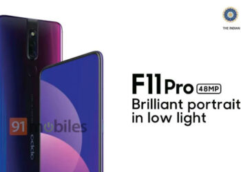 ภาพเรนเดอร์ของ OPPO F11 Pro เผยให้เห็นดีไซน์อย่างชัดเจน ด้วยจอแบบ Full Screen ไร้รอยบาก