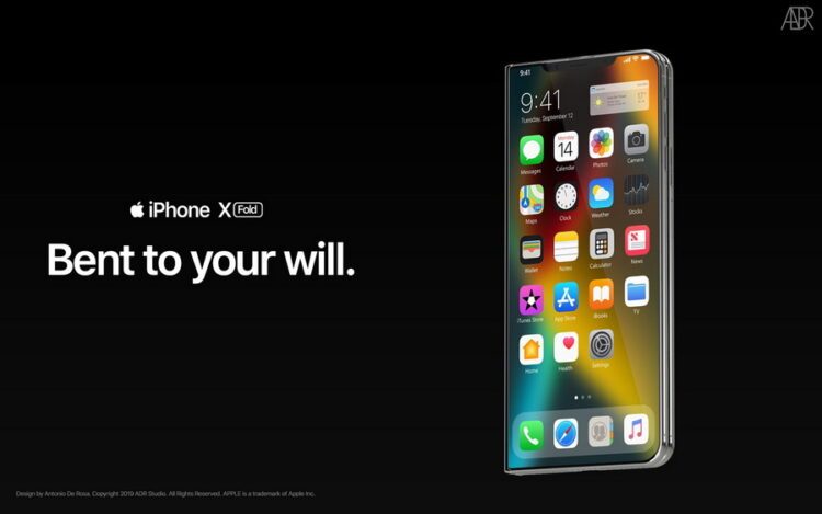 iPhone X Fold คอนเซ็ปต์ล่าสุดของ iPhone พับได้ มากับจอ Super Retina ขนาด 8.3 นิ้ว