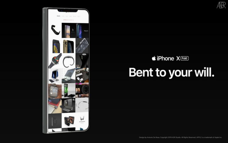iPhone X Fold คอนเซ็ปต์ล่าสุดของ iPhone พับได้ มากับจอ Super Retina ขนาด 8.3 นิ้ว