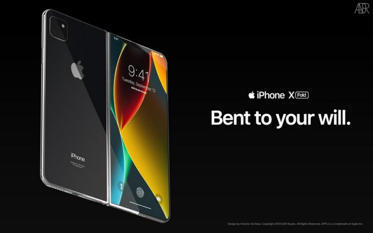 iPhone X Fold คอนเซ็ปต์ล่าสุดของ iPhone พับได้ มากับจอ Super Retina ขนาด 8.3 นิ้ว