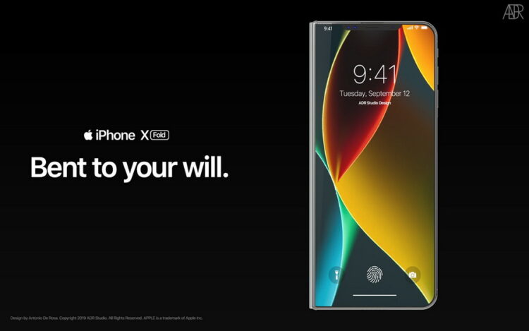 iPhone X Fold คอนเซ็ปต์ล่าสุดของ iPhone พับได้ มากับจอ Super Retina ขนาด 8.3 นิ้ว