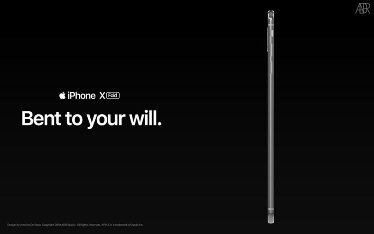 iPhone X Fold คอนเซ็ปต์ล่าสุดของ iPhone พับได้ มากับจอ Super Retina ขนาด 8.3 นิ้ว