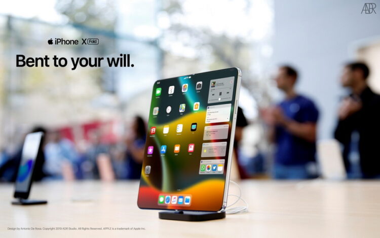 iPhone X Fold คอนเซ็ปต์ล่าสุดของ iPhone พับได้ มากับจอ Super Retina ขนาด 8.3 นิ้ว
