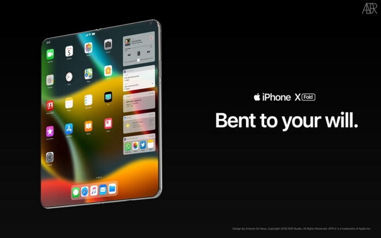 iPhone X Fold คอนเซ็ปต์ล่าสุดของ iPhone พับได้ มากับจอ Super Retina ขนาด 8.3 นิ้ว