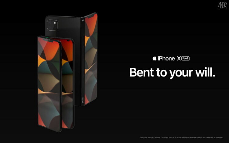 iPhone X Fold คอนเซ็ปต์ล่าสุดของ iPhone พับได้ มากับจอ Super Retina ขนาด 8.3 นิ้ว