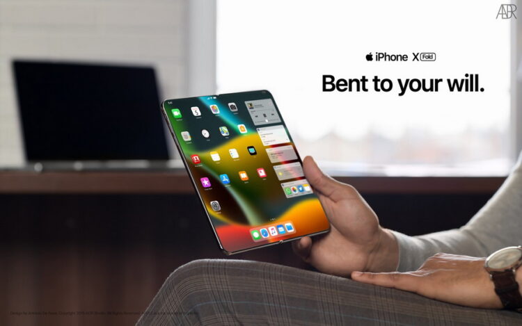 iPhone X Fold คอนเซ็ปต์ล่าสุดของ iPhone พับได้ มากับจอ Super Retina ขนาด 8.3 นิ้ว