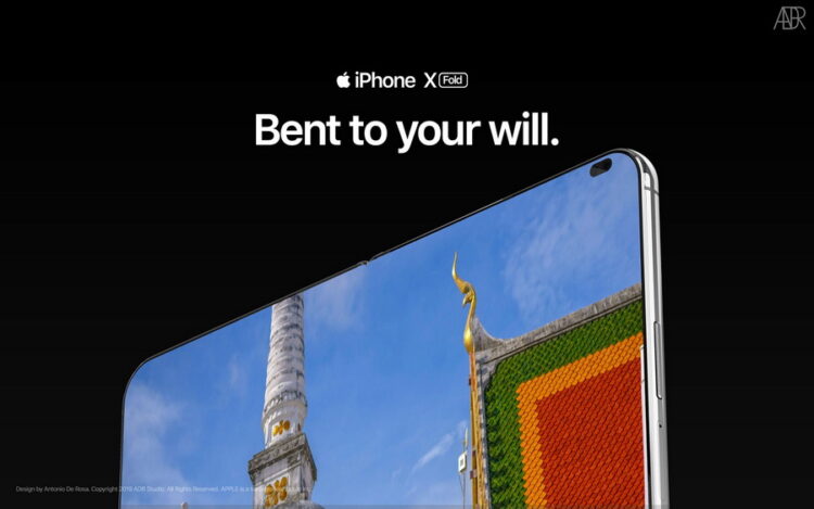 iPhone X Fold คอนเซ็ปต์ล่าสุดของ iPhone พับได้ มากับจอ Super Retina ขนาด 8.3 นิ้ว