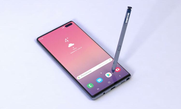 ยลโฉม Samsung Galaxy Note 10 จากภาพเรนเดอร์ คาดว่าจะมาพร้อมกล้อง 4 ตัว แบบ Galaxy S10 5G