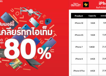 COM7 จัดงาน BaNANA Outlet ต้อนรับซัมเมอร์ ลดสูงสุด 80% อาทิ iPhone SE เพียง 3,900 บาท