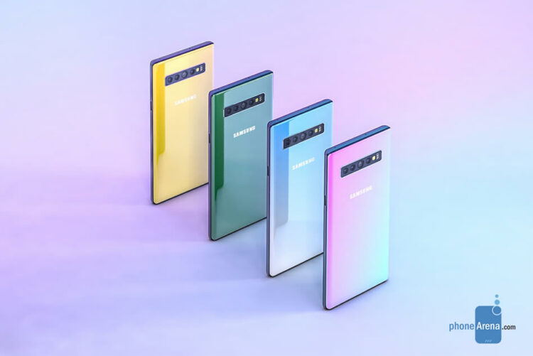 ยลโฉม Samsung Galaxy Note 10 จากภาพเรนเดอร์ คาดว่าจะมาพร้อมกล้อง 4 ตัว แบบ Galaxy S10 5G