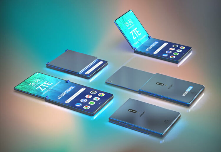 ZTE จดสิทธิบัตรสมาร์ทโฟนพับได้ แบบปิดไม่มิด ซึ่งมีเหตุผลที่น่าสนใจ