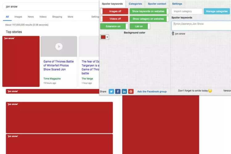 วิธีป้องกันการสปอย Avengers Endgame และ Game of Thrones ทั้งบน iOS, Android และคอมพิวเตอร์ โดยไม่ต้องอันเฟรนด์