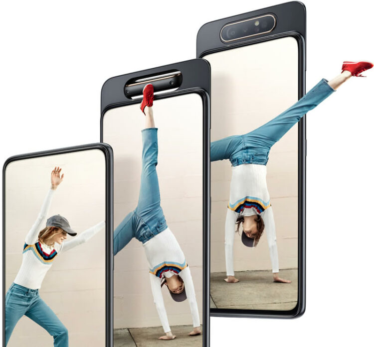 Samsung Galaxy A80 เปิดตัวทางการ มาพร้อมกล้องป๊อปอัพและหมุนได้ 48MP ราคาราว 23,225 บาท