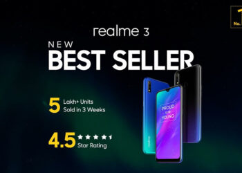 Realme 3 สร้างยอดขาย 500,000 เครื่อง ภายใน 3 สัปดาห์ เฉพาะประเทศอินเดีย