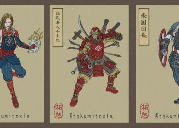 จะเป็นอย่างไร เมื่อตัวละครใน Avengers Endgame กลายเป็นนักรบโบราณของญี่ปุ่น