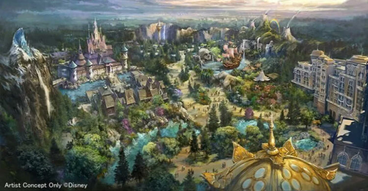 Tokyo DisneySea เตรียมปรับพื้นที่ใหม่เพื่อสร้างอาณาจักรของ Peter Pan, Tangled และ Frozen เรียกว่า Fantasy Springs