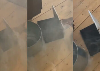 MacBook Pro จากผู้ใช้งานรายหนึ่งเกิดระเบิดและลุกไหม้ ขณะกำลังนั่งใช้งานตามปกติ (มีคลิป!!)