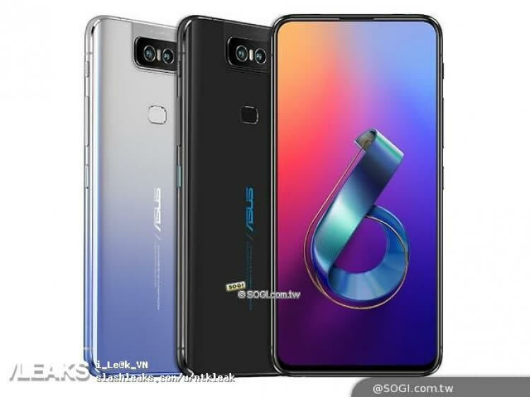 ภาพหลุดเครื่องจริง Asus Zenfone 6 พร้อมภาพเรนเดอร์ทางการ ยืนยันใช้กล้องหมุนได้ และเปิดเผยสเปกที่สำคัญ