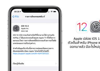 Apple ปล่อย iOS 12.3 ตัวเต็มสำหรับ iPhone และ iPad ออกมาให้อัพเดทแล้ว มีอะไรใหม่ดูได้ที่นี่