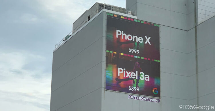 Google แซะ Apple เบาๆ ด้วยป้ายโฆษณา Pixel 3a ราคาถูกกว่า iPhone X แบบสุดๆแต่ถ่ายภาพดีกว่า