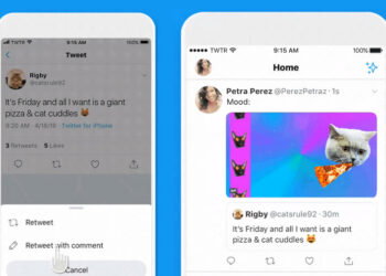 Twitter อนุญาตให้ผู้ใช้งานเพิ่มรูปภาพ, วีดีโอ หรือ GIFs พร้อมกับการ Retweet