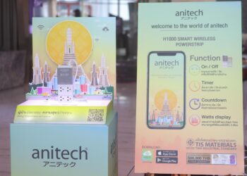 anitech เปิดตัวปลั๊ก anitech IOT ที่แรกในประเทศไทย ปุ่มเปิด-ปิด แบบ Touch Screen ควบคุมผ่านสมาร์ทโฟนราคา 2,590 บาท