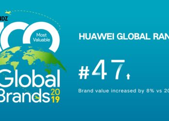 Huawei ได้รับการจัดอันดับแบรนด์ดีขึ้น ติดอันดับที่ 47 ใจาก “100 แบรนด์ที่มีมูลค่าสูงที่สุดของโลก”  ประจำปีนี้ของ BrandZ