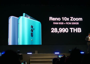 เปิดราคา OPPO Reno 10x Zoom และ OPPO Reno ทางการในไทย เริ่มต้น 16,990 บาท พร้อมราคาพิเศษเมื่อซื้อผ่านค่ายมือถือเพียง 8,990 บาท